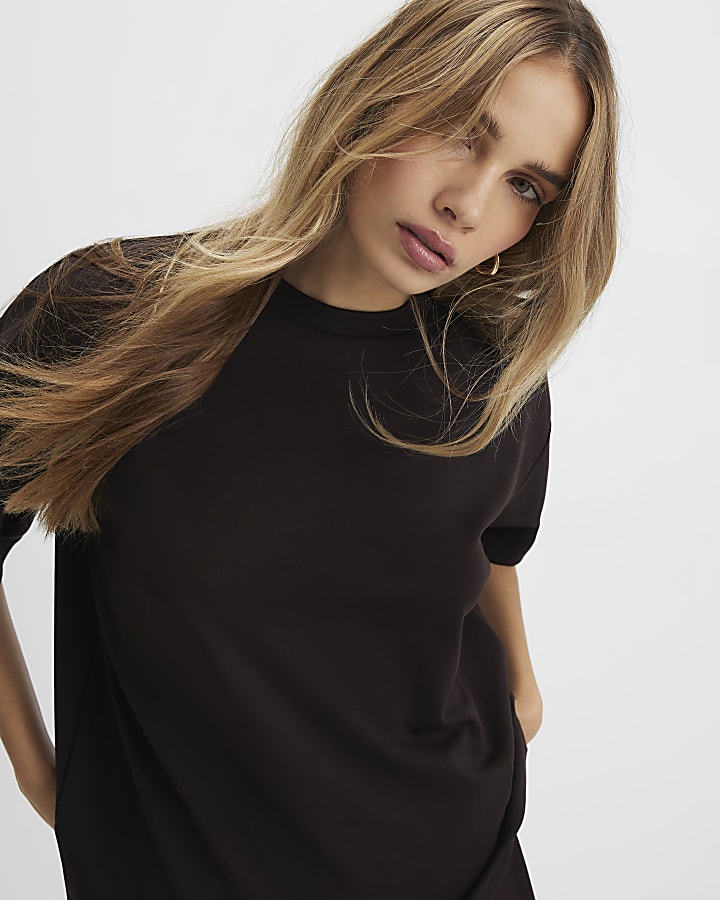 Brown Premium Boxy Fit T-Shirt