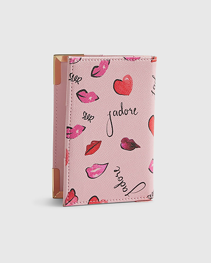 Pink J'adore Passport Holder