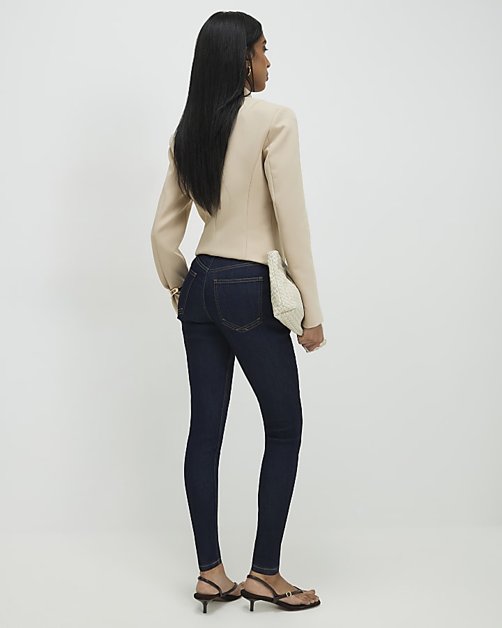 Blue Welt Pocket Skinny Jeans