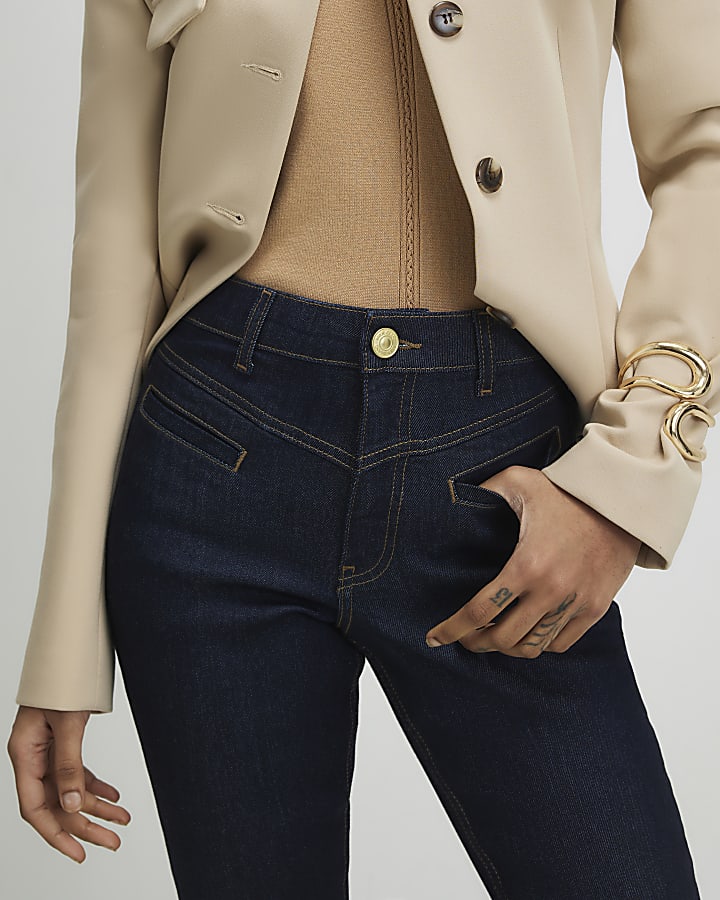 Blue Welt Pocket Skinny Jeans