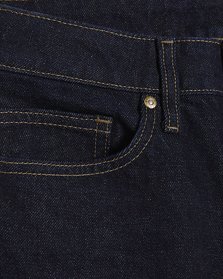 Indigo Barrel Leg Jeans