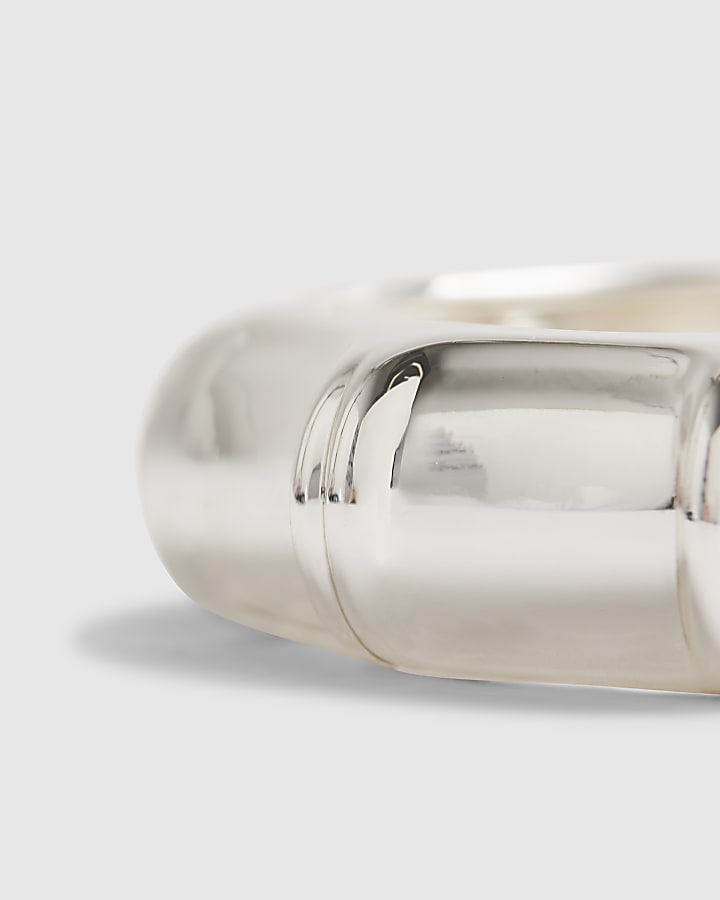 Silver Bamboo Bangle