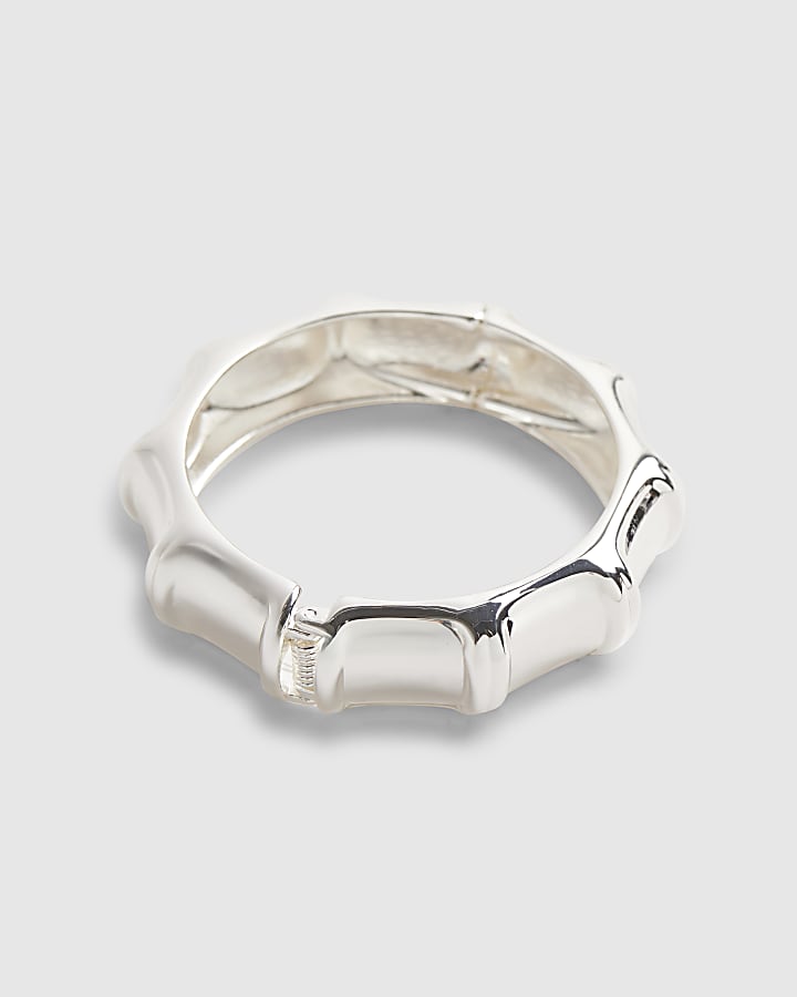 Silver Bamboo Bangle
