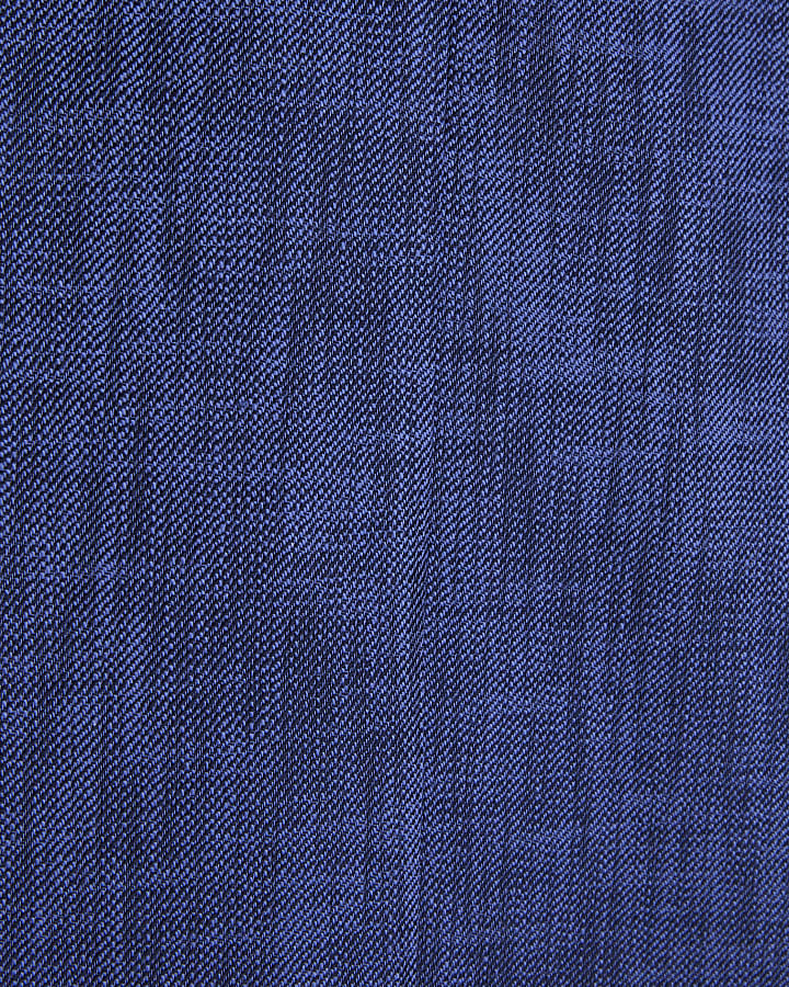 Petite Navy Cotton Midi Dress