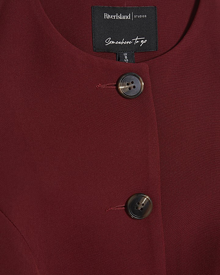 Petite Red Waistcoat