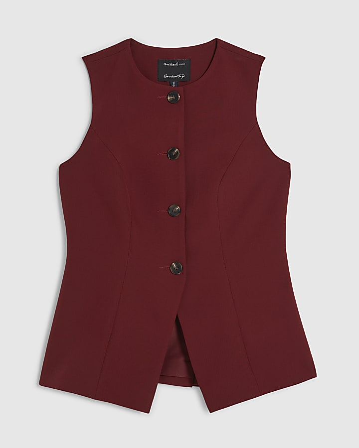 Petite Red Waistcoat
