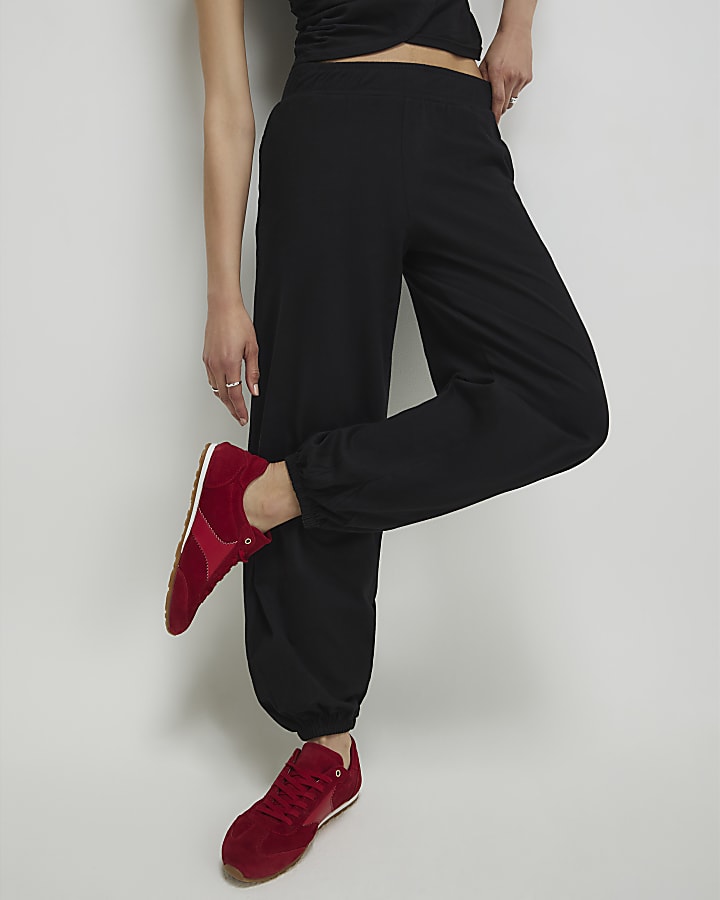 Black Wrap Loungewear Set