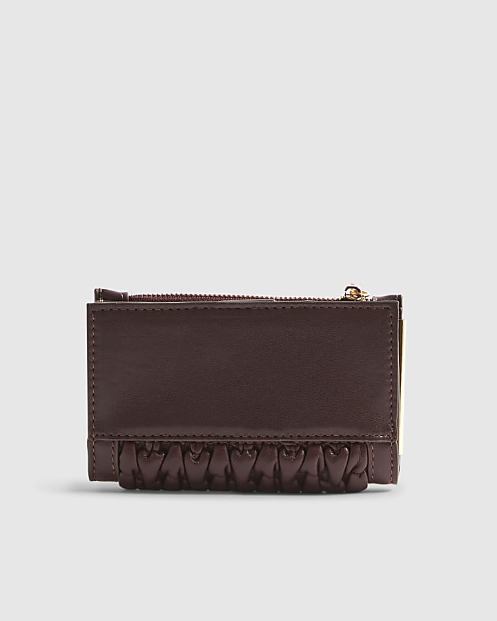 Brown Scrunch Purse