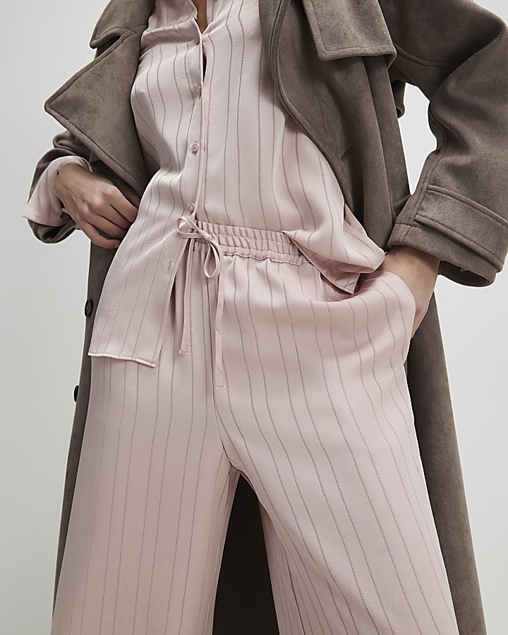 Pink Stripe Trousers