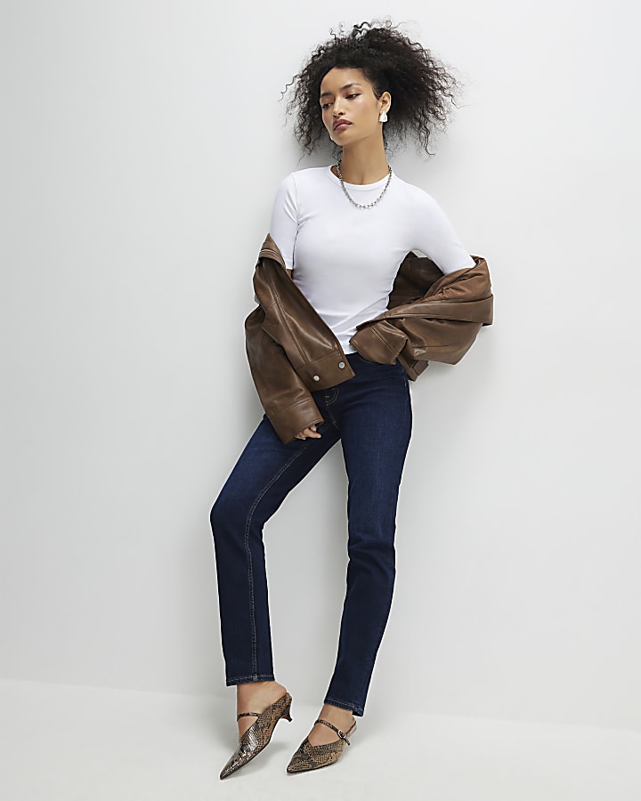 White Fitted T-Shirt 2 Pack