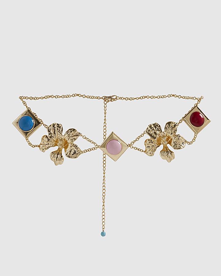 Gold Del Maar Chain Charm Belt