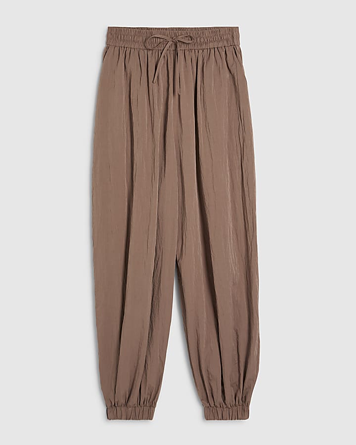 Pink Balloon Leg Trousers