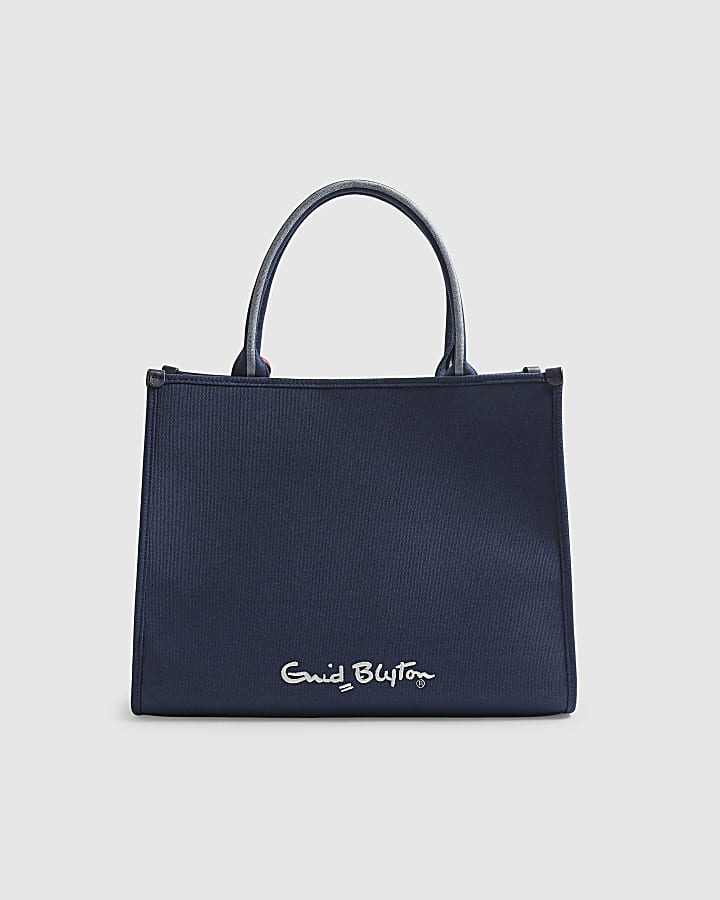 Navy Enid Blyton Large Shopper Bag