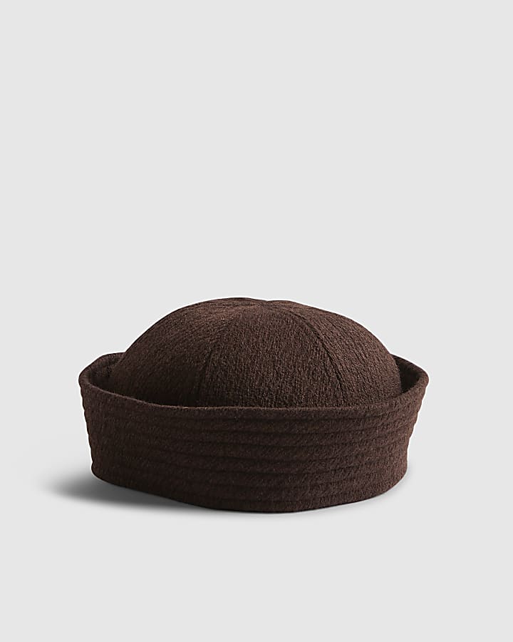 Brown Sailor Hat