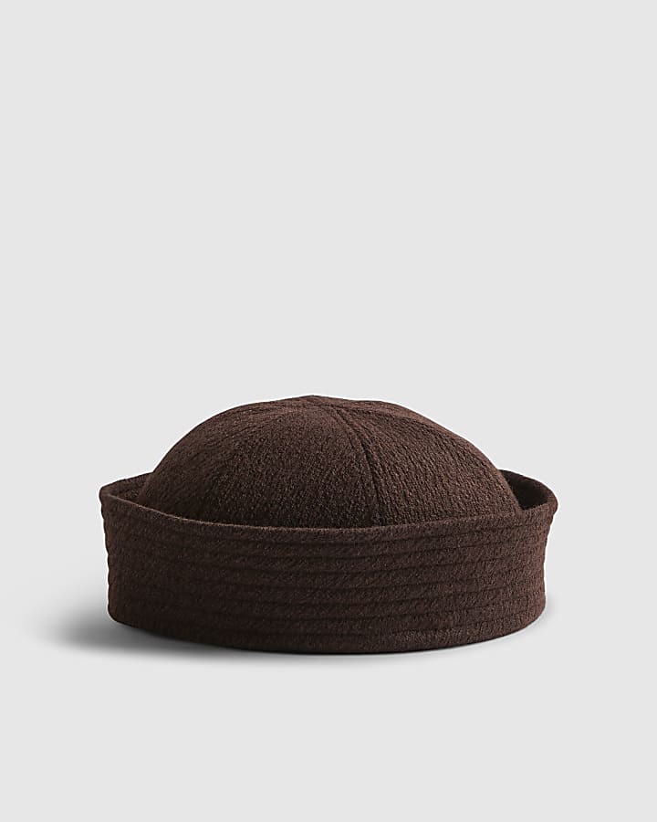 Brown Sailor Hat