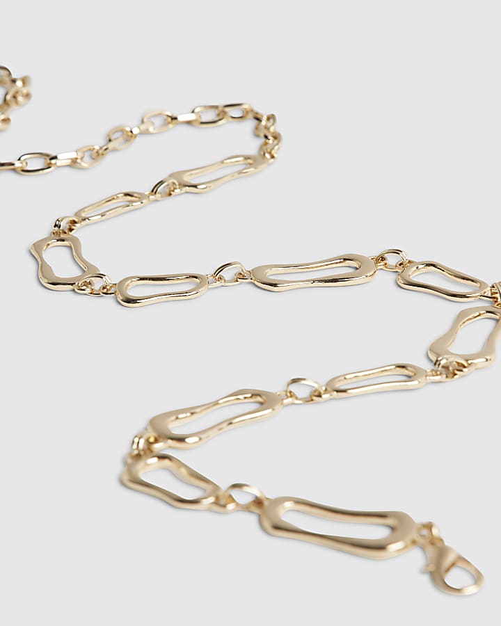 Gold Chain Tassel Belt