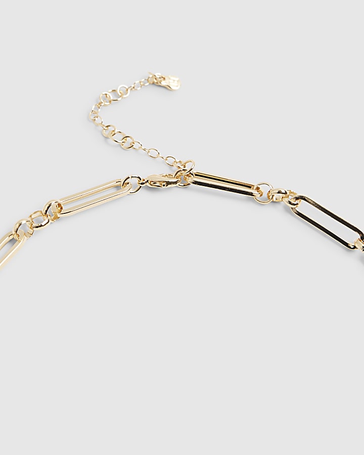 Gold Heart and Star Pendant Necklace