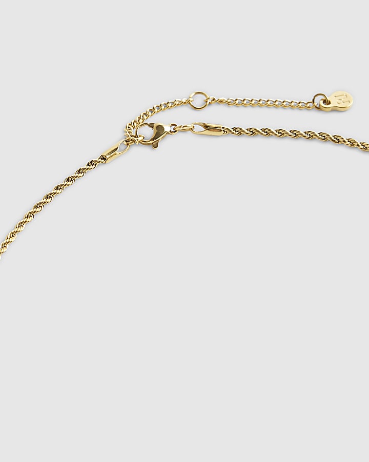 Gold Starfish Pendant Necklace