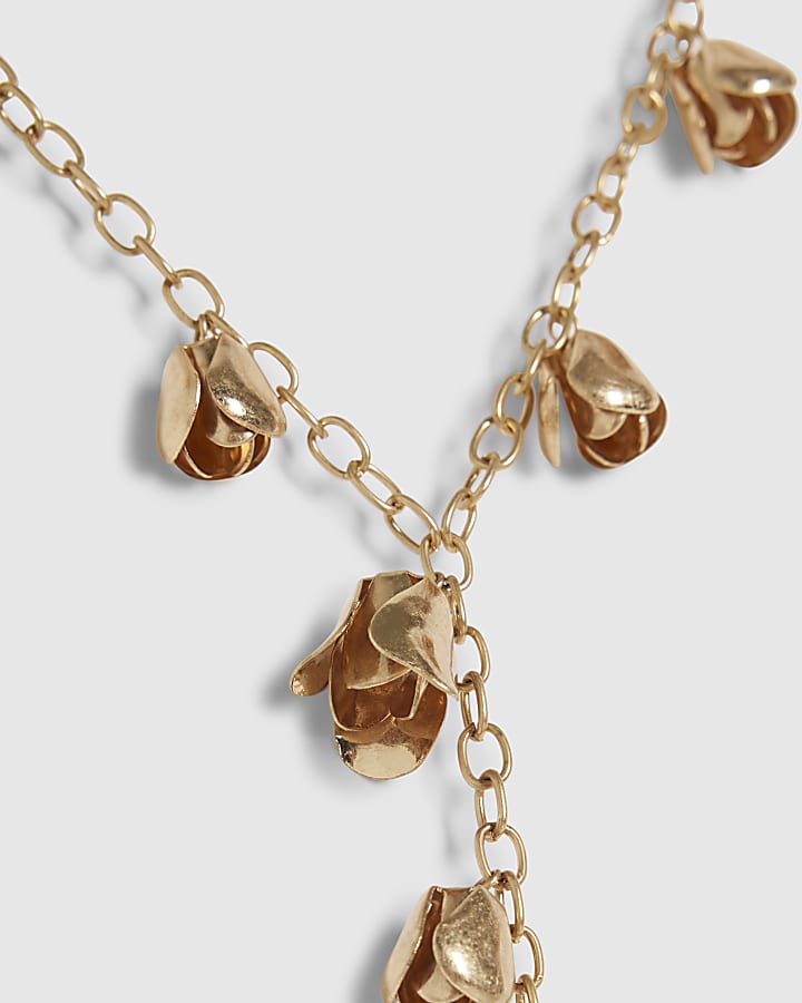 Gold Flower Body Chain