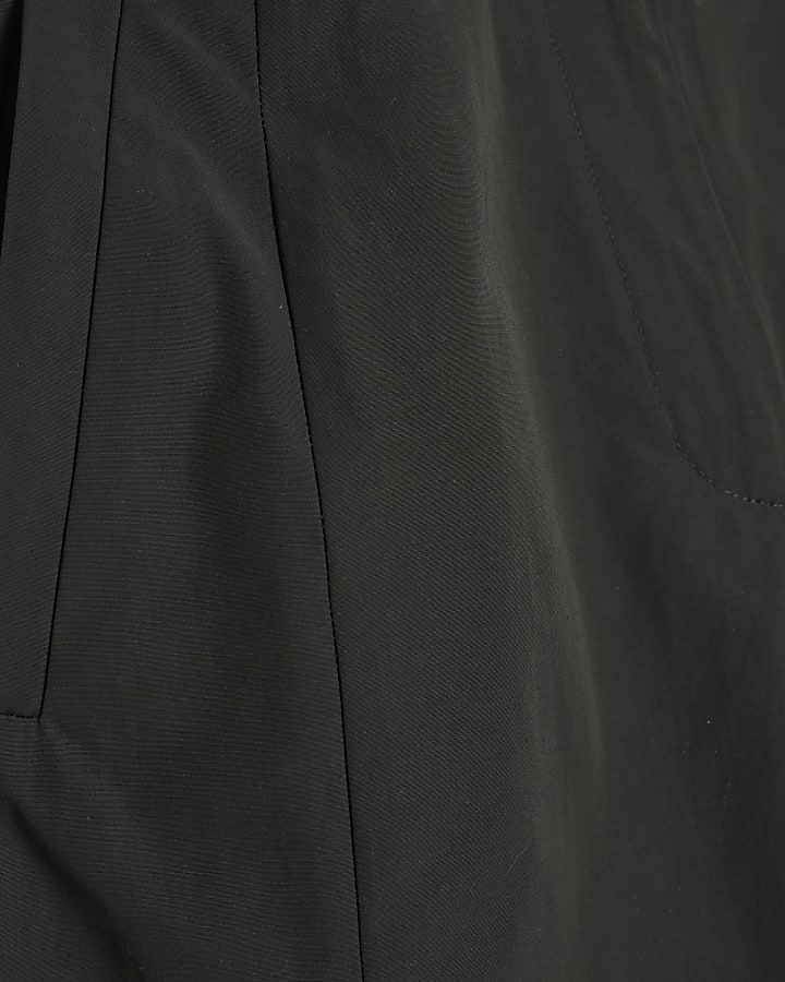 Khaki Barrel Leg Trousers