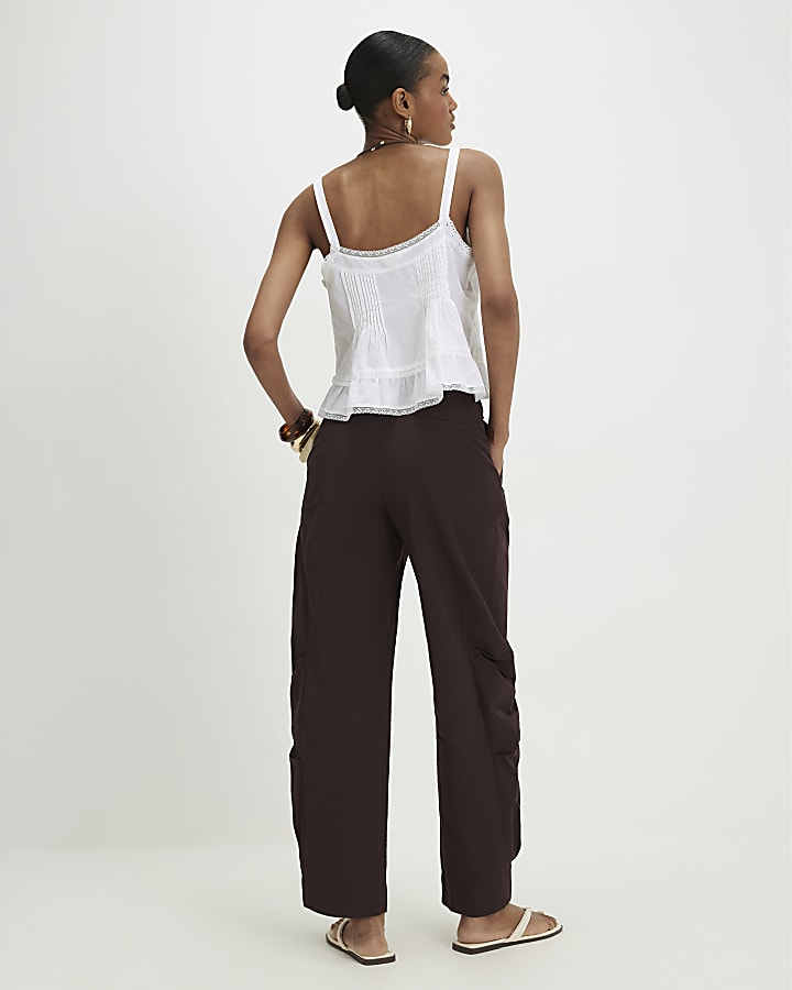 Red Barrel Leg Trousers