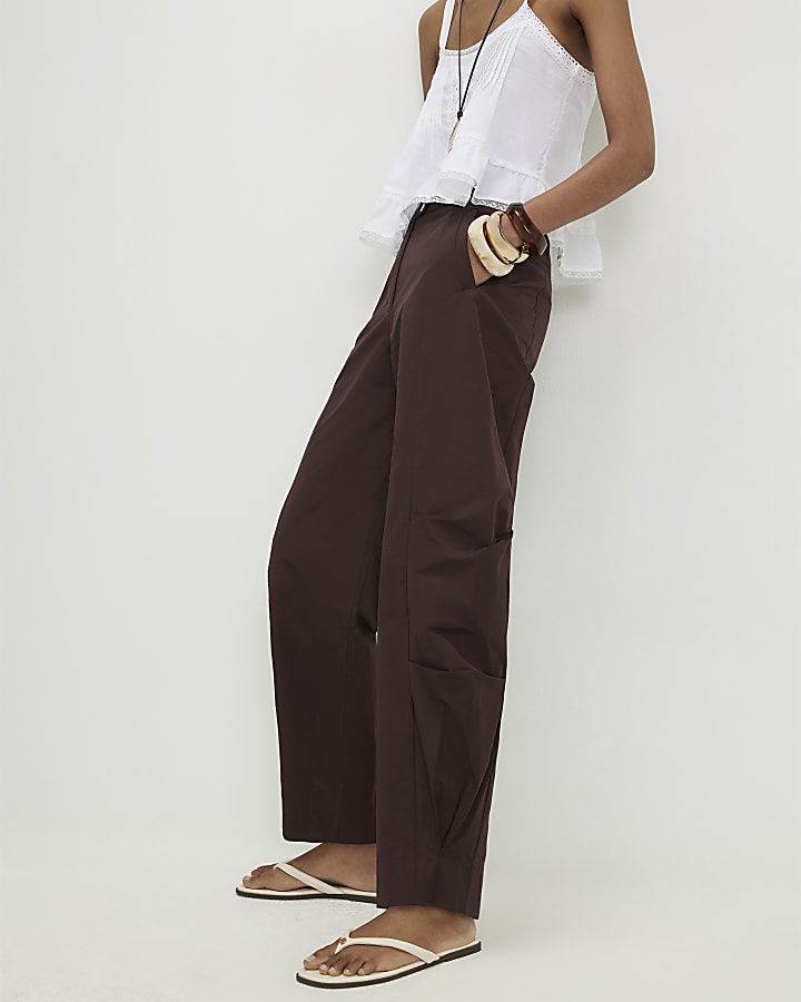 Red Barrel Leg Trousers