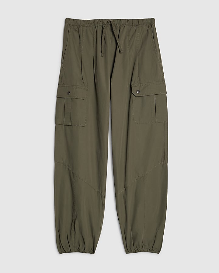 Khaki Utility Style Joggers