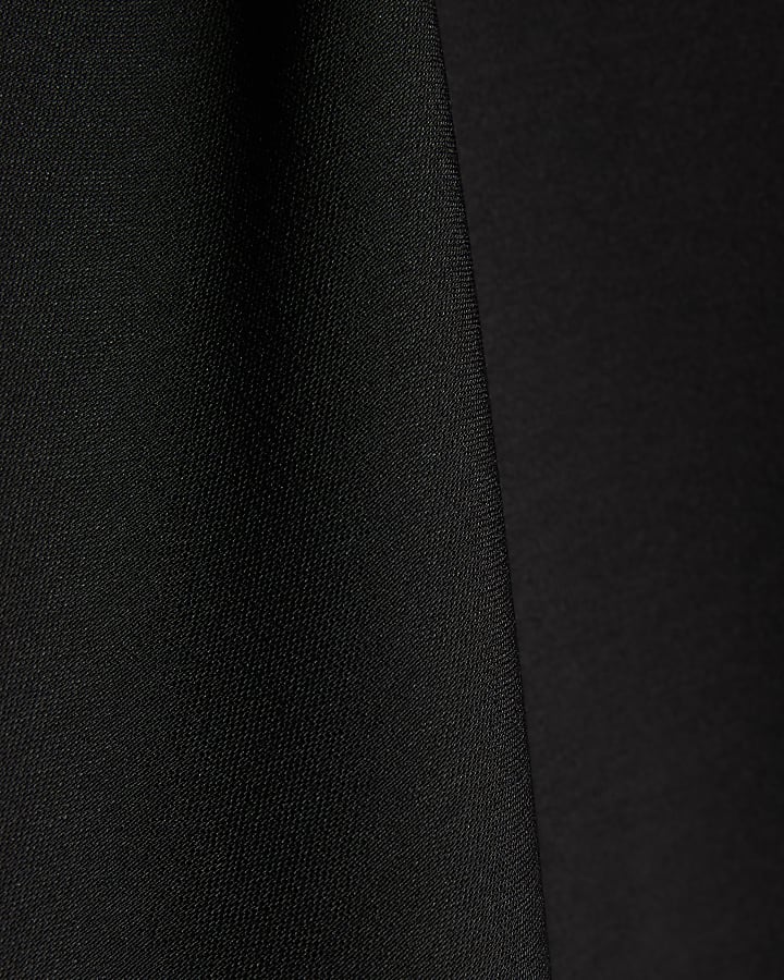 Black Long Sleeve Batwing Top