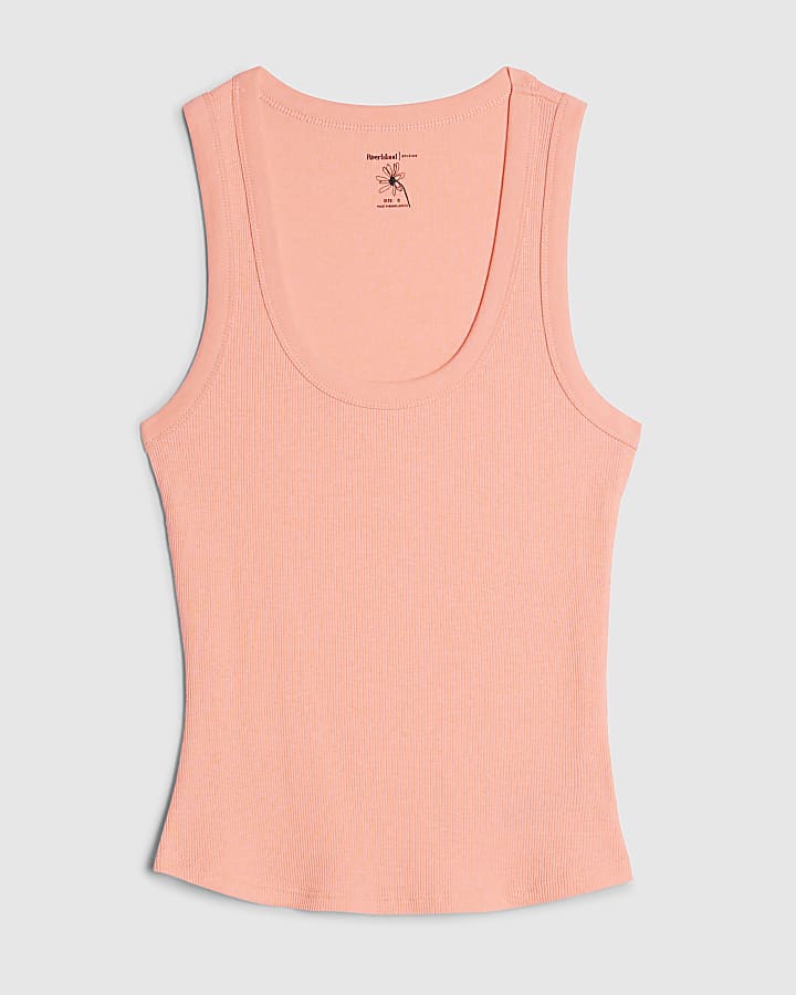 Pink Scoop Vest