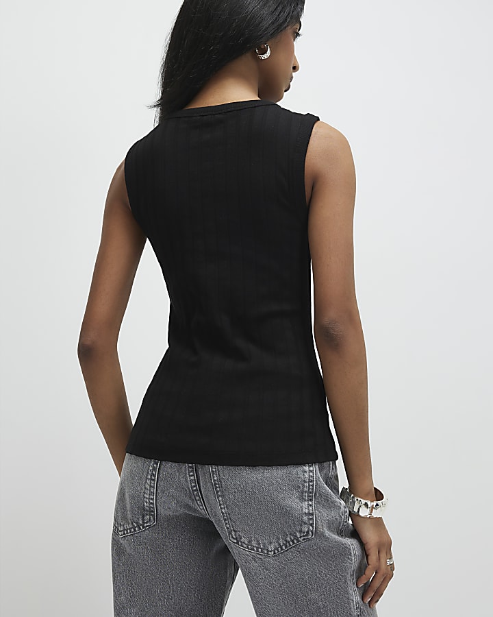 Black Popper Tank Top