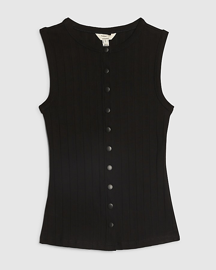 Black Popper Tank Top