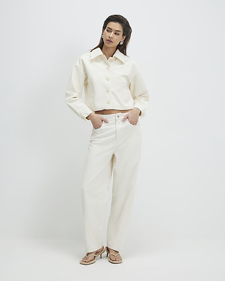 Cream Corduroy Jacket