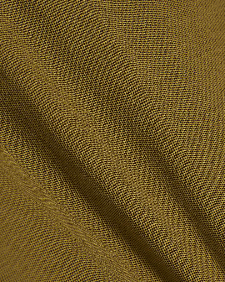 Khaki Halter Neck Tank Top