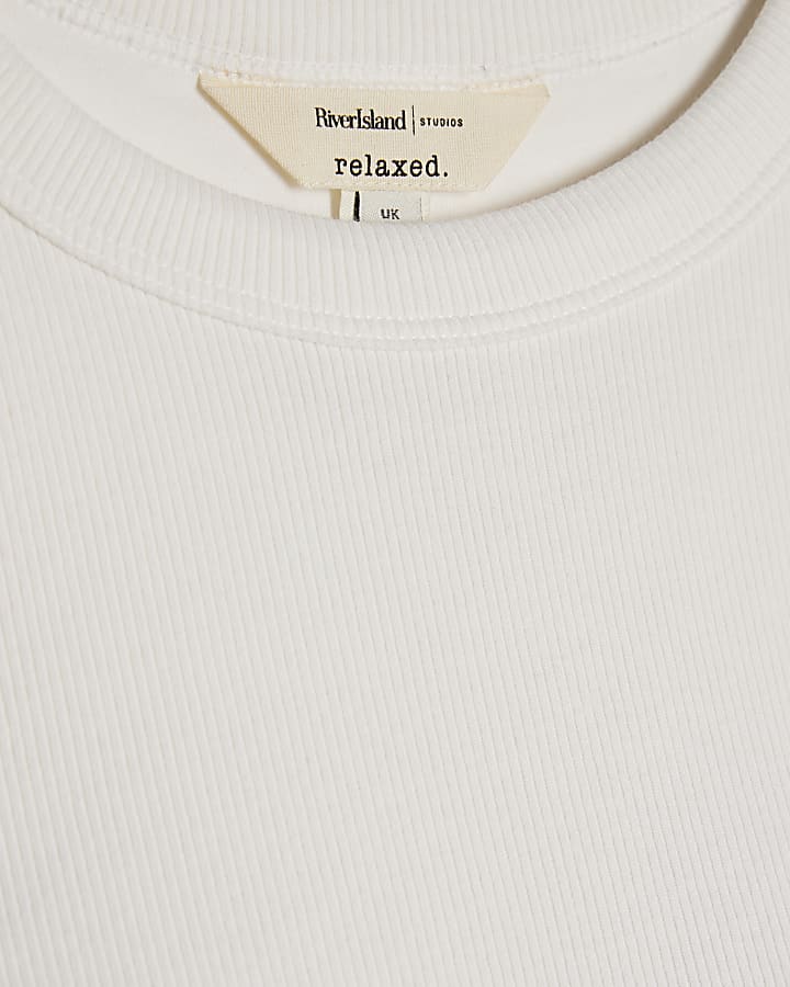 White Built In Bra Vest Top