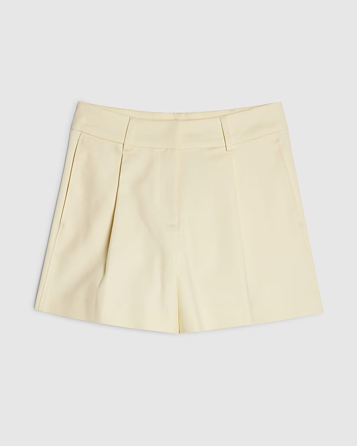 Yellow Tailored Shorts