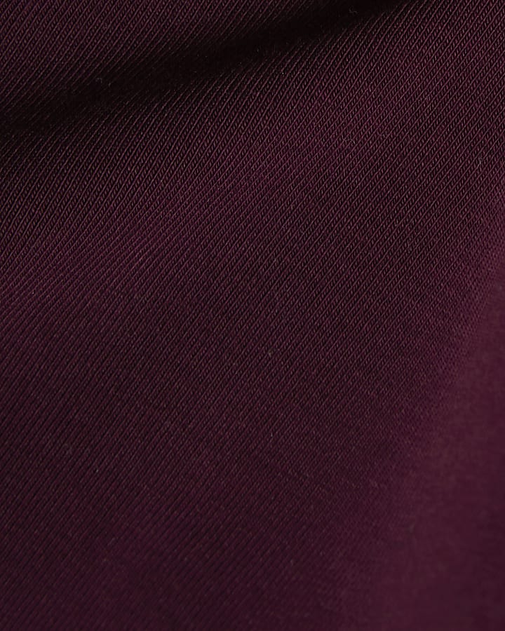 Red Cotton Bandeau Top