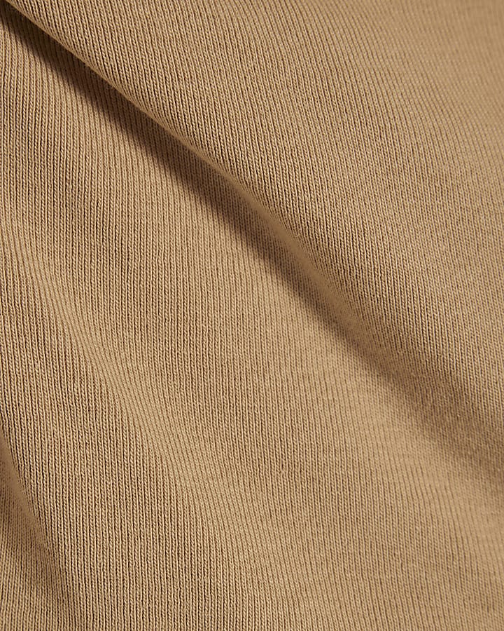 Beige Bandeau Top