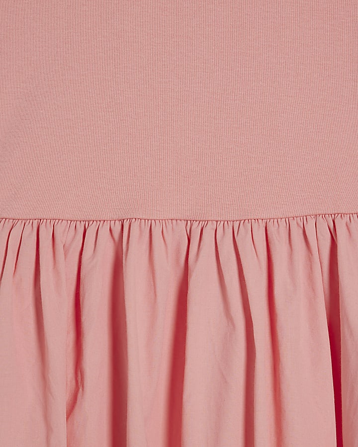 Pink Halter Neck Maxi Dress