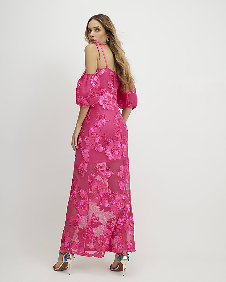 Pink Cornelli Maxi Dress
