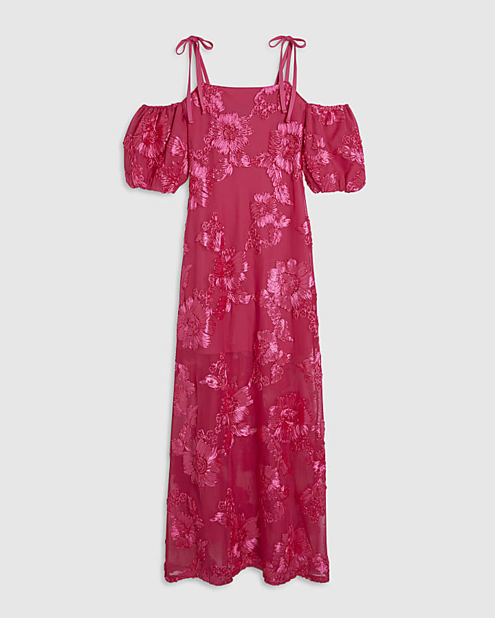 Pink Cornelli Maxi Dress