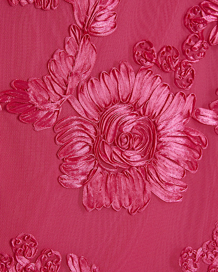 Pink Cornelli Mini Skirt