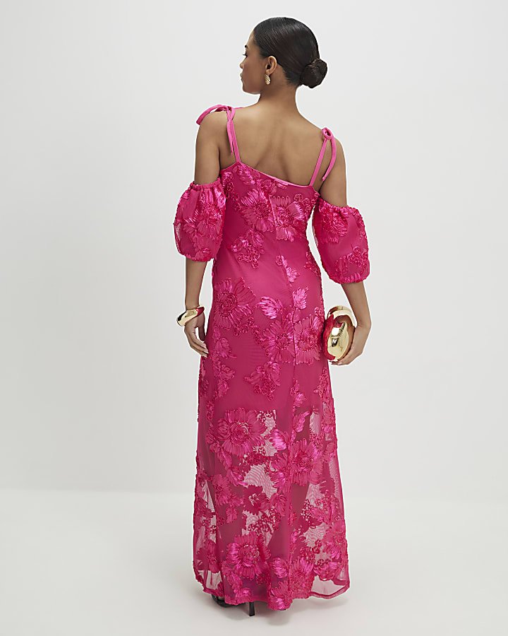 Petite Pink Cornelli Maxi Dress
