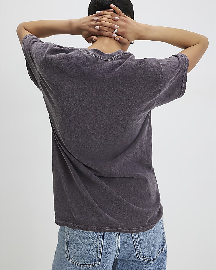 Brown Short Sleeve Cowgirl Horseshoe T-Shirt