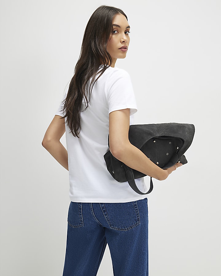 White Sketchy Face Red Lips T-Shirt