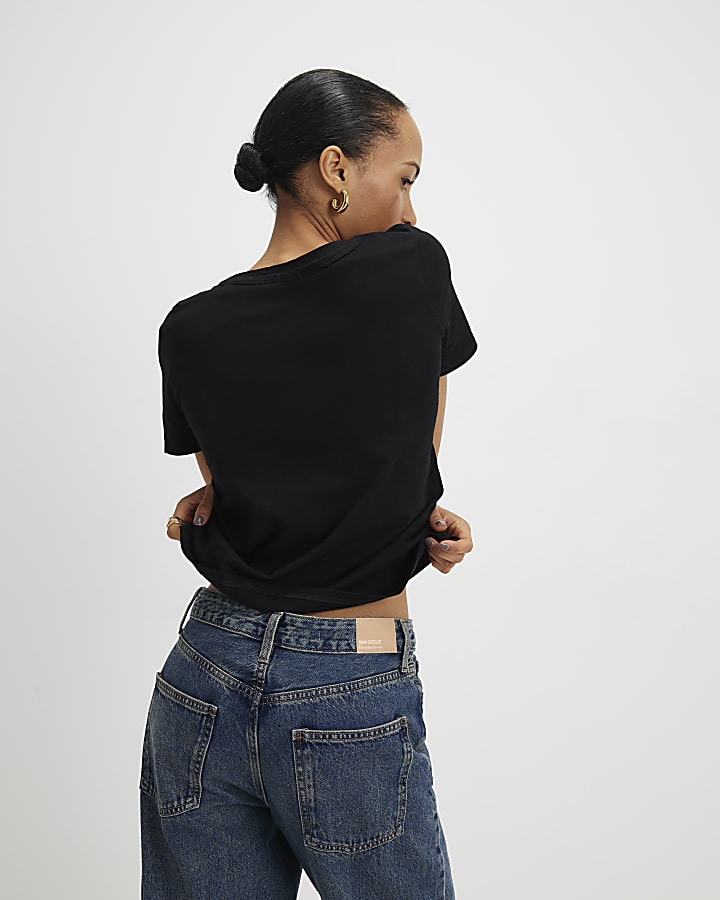 Black Foil Feel Good T-Shirt