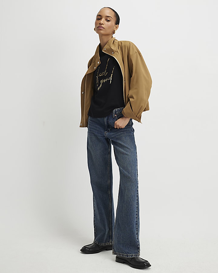 Black Foil Feel Good T-Shirt