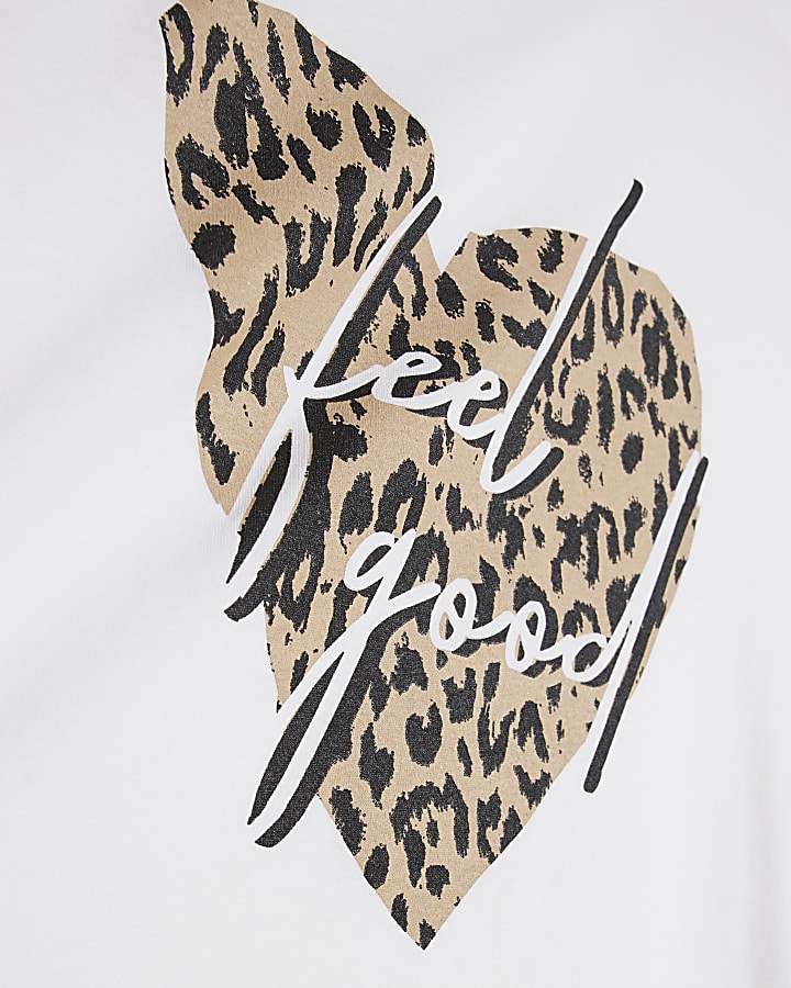 Plus White Feel Good T-Shirt