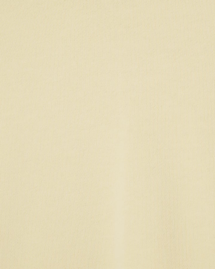 Yellow Short Sleeve Loopback T-shirt