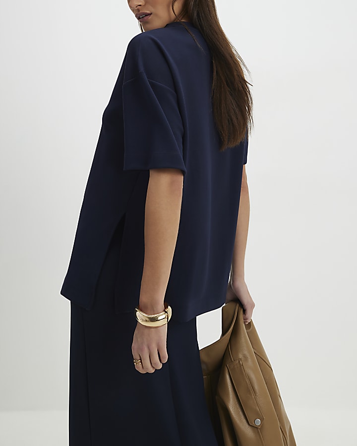 Navy Oversized T-Shirt