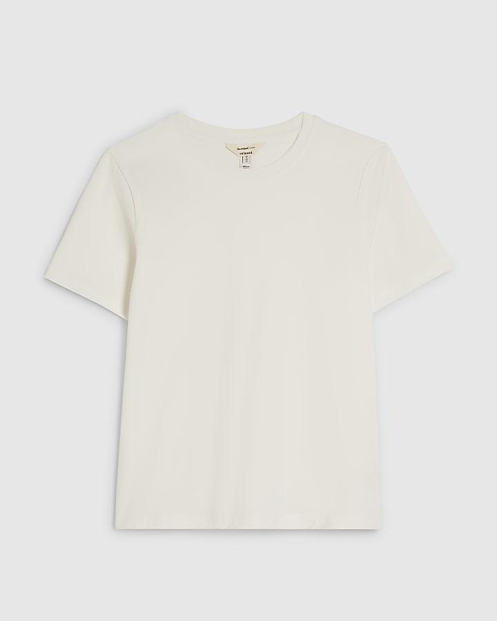 White Slim Fit T-Shirt